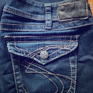 Sulver Suki surplus. Boot  Cut  Size 34